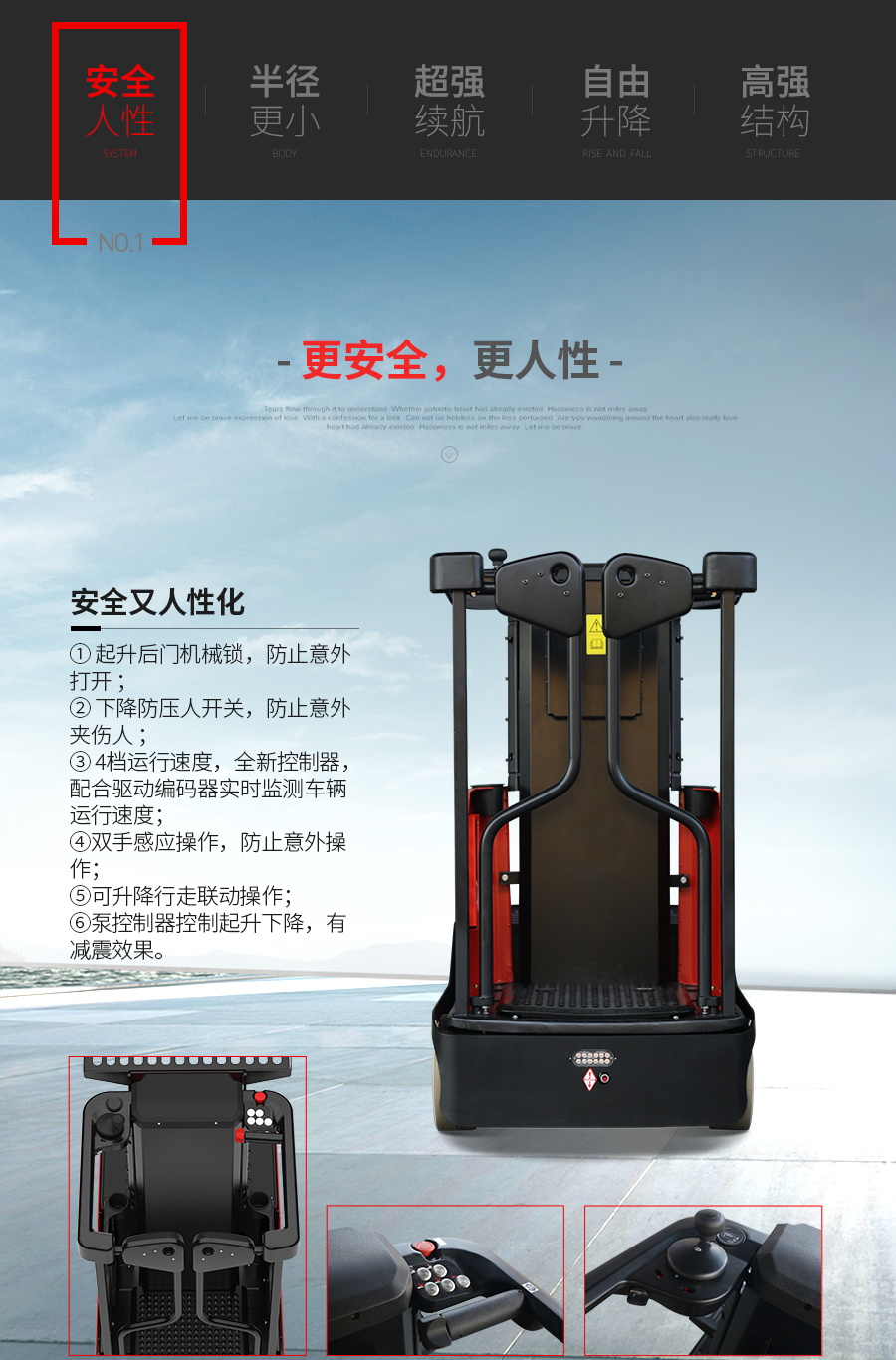 高空取料機,電動揀選車